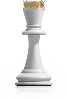 Image of chess piece with valve on top